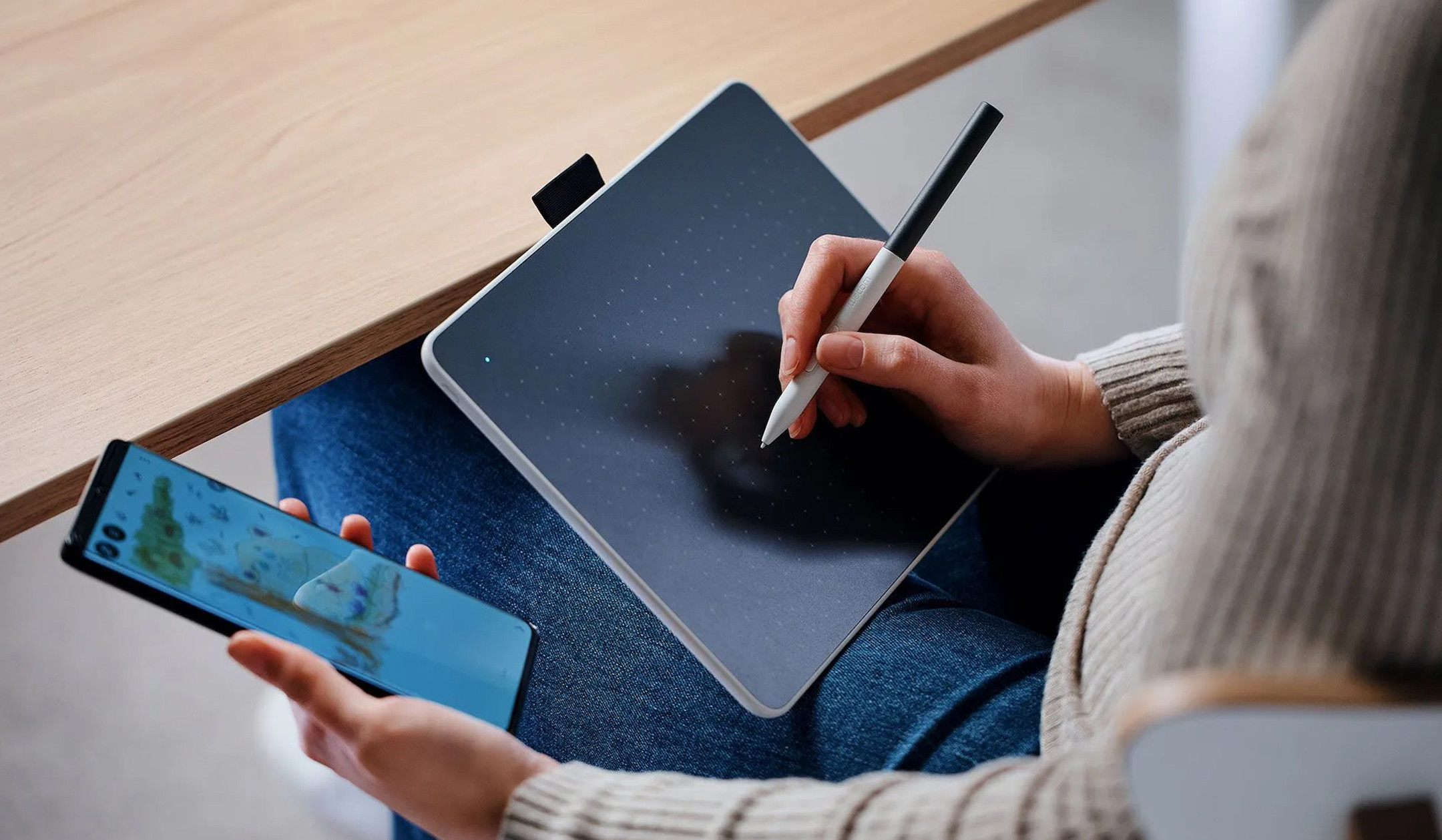 Wacom-One-M-pen-tablet-met-Bluetooth-ondersteuning