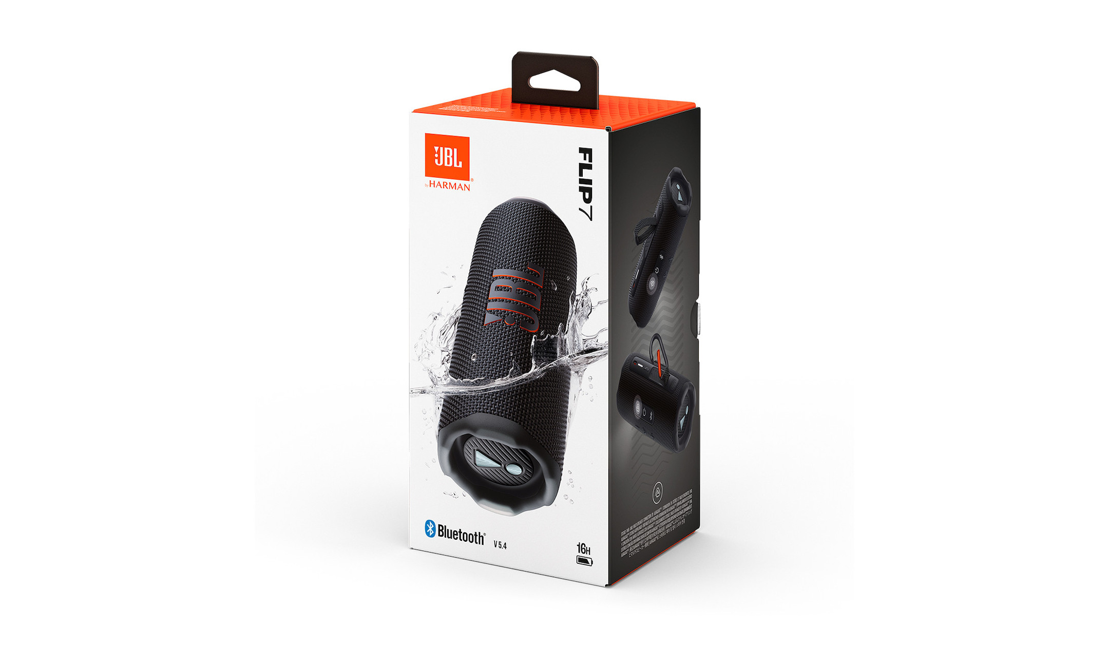 JBL-Flip-7-Bluetooth-luidspreker-met-AI-Sound-Boost-en-een-afspeeltijd-tot-16-uur-zwart
