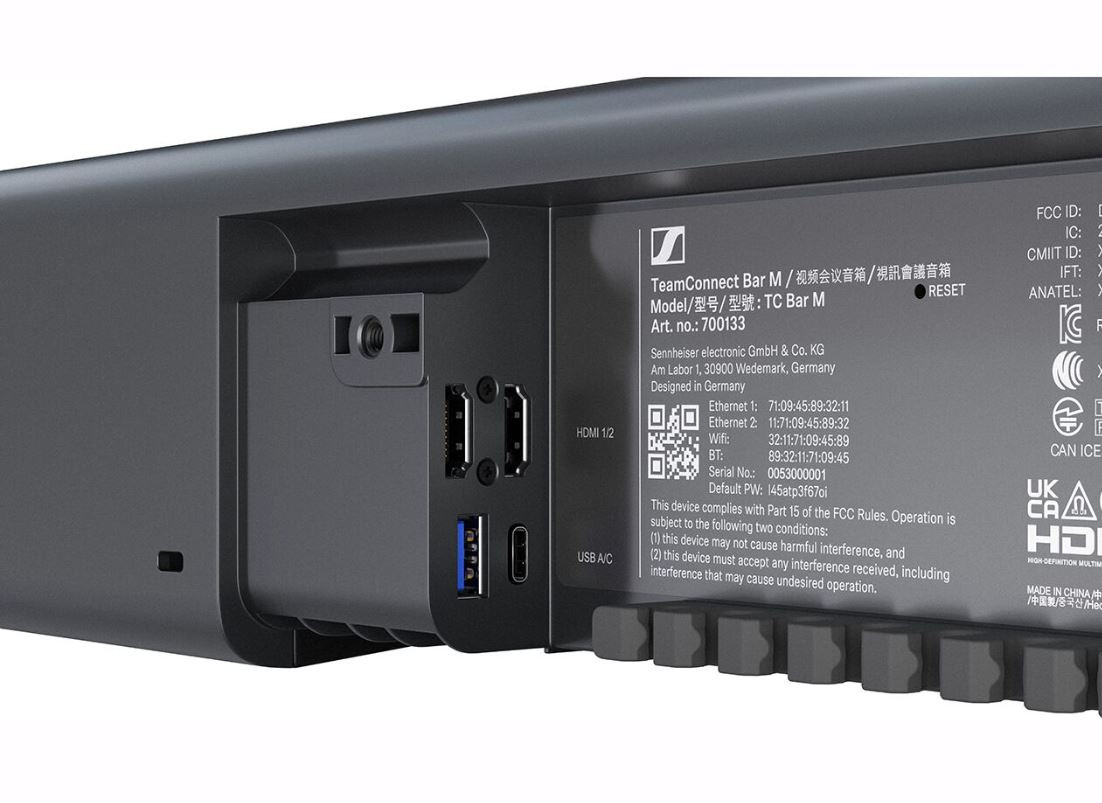 Sennheiser-TeamConnect-Bar-M-All-in-One-Videobar-fur-mittelgrosse-Raume-Demoware