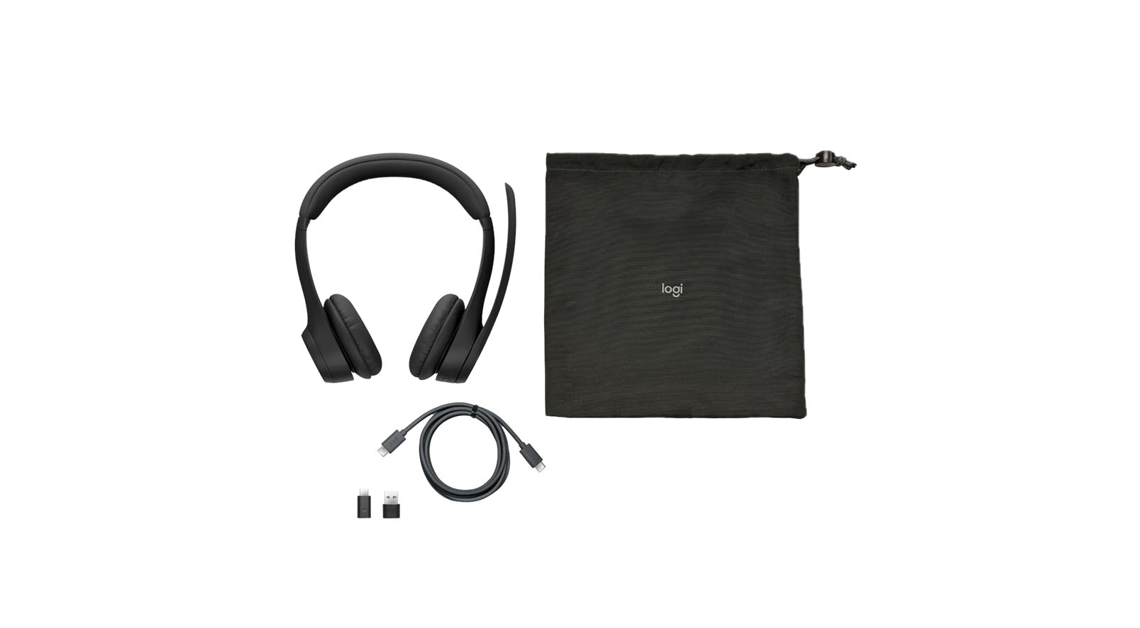 Logitech-Zone-305-Draadloze-Bluetooth-headset-met-twee-oortjes-en-USB-C-ontvanger-gecertificeerd-voor-Microsoft-Teams