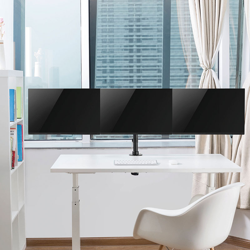 Hagor-HA-Tablemount-KB-Triple-Monitorhouder-voor-op-het-bureau-voor-drie-schermen-van-15-27-inch-in-hoogte-verstelbaar
