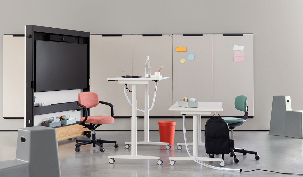 Vitra-Dancing-Wall-mobile-Trennwand-Medienmobel-Whiteboard-Regal-und-Garderobe