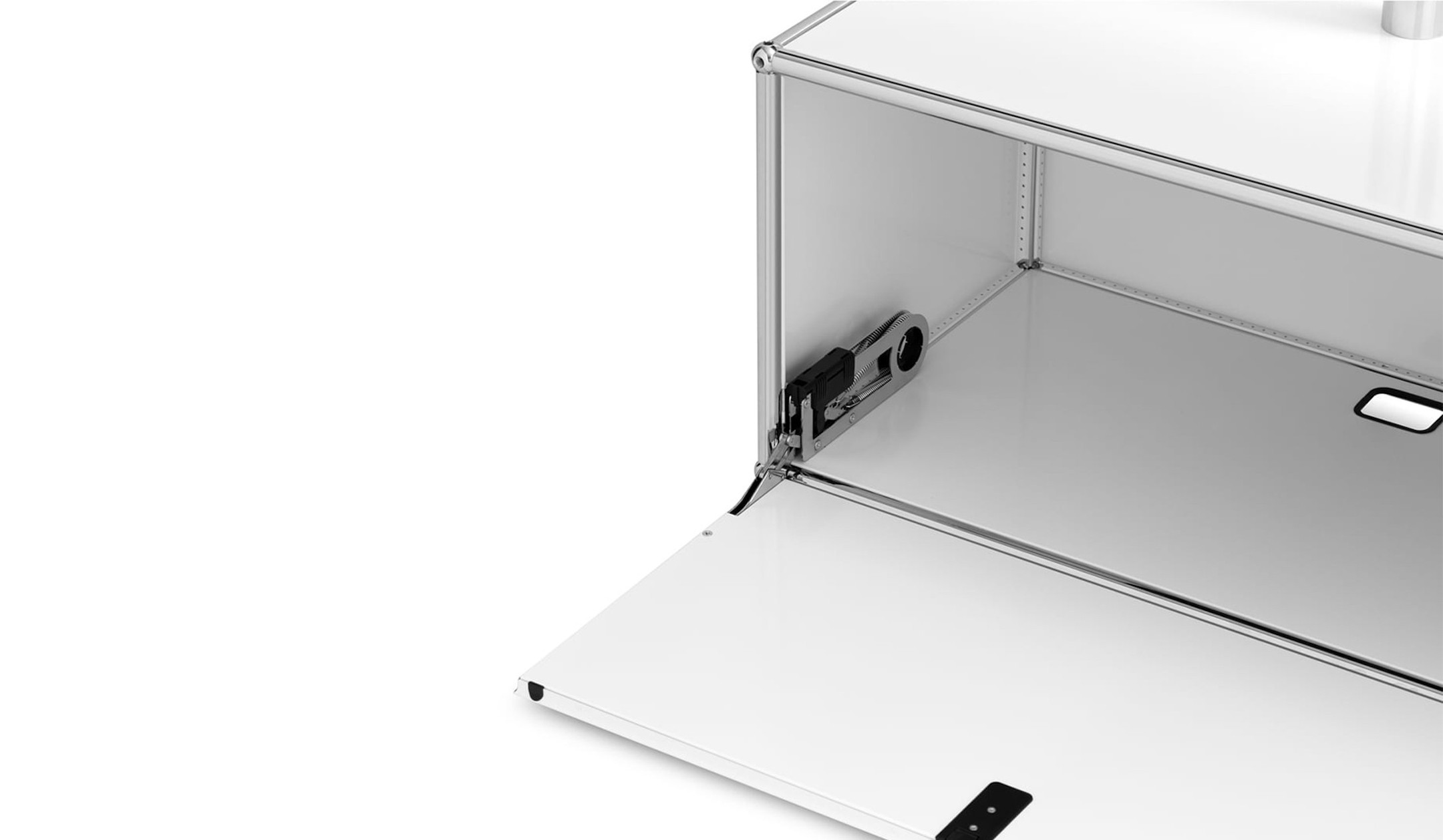 infoWERK-FM150-lowBOARD-mit-Halterung-fur-Displays-bis-86-Zoll-fur-elegante-Besprechungsraume