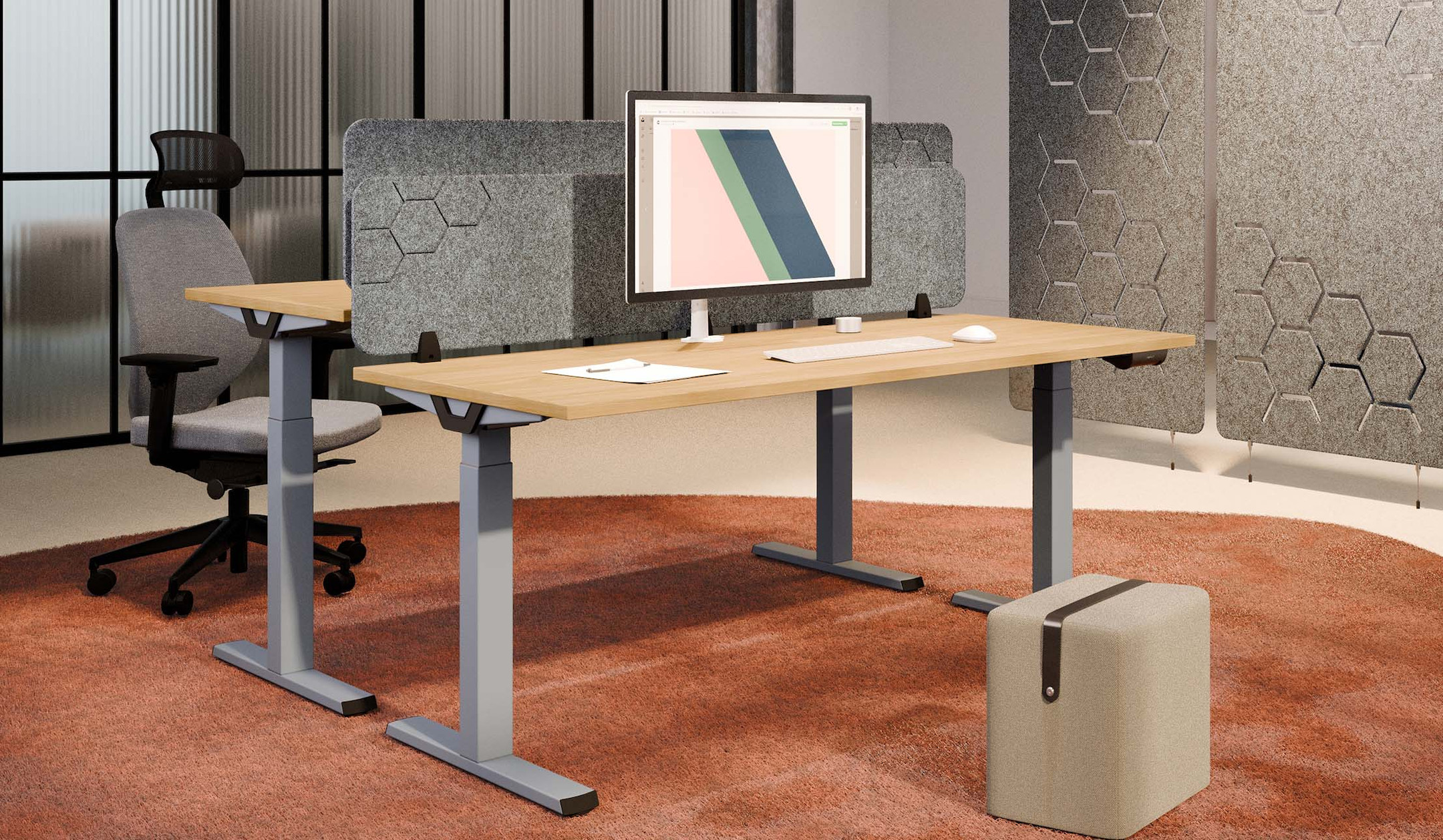 ASSMANN-Cantaris-elektrisch-hohenverstellbarer-Schreibtisch-optional-auf-Rollen-fur-agile-Arbeitswelten