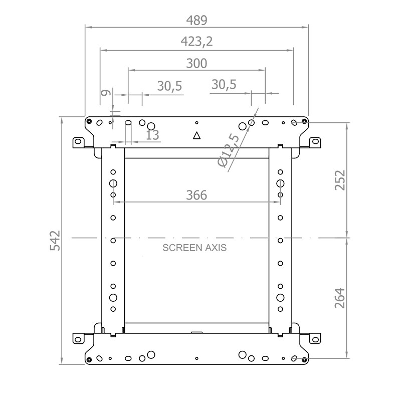 Hagor-VWH-3-Videowall-Halterung-42-55-400x400-50kg