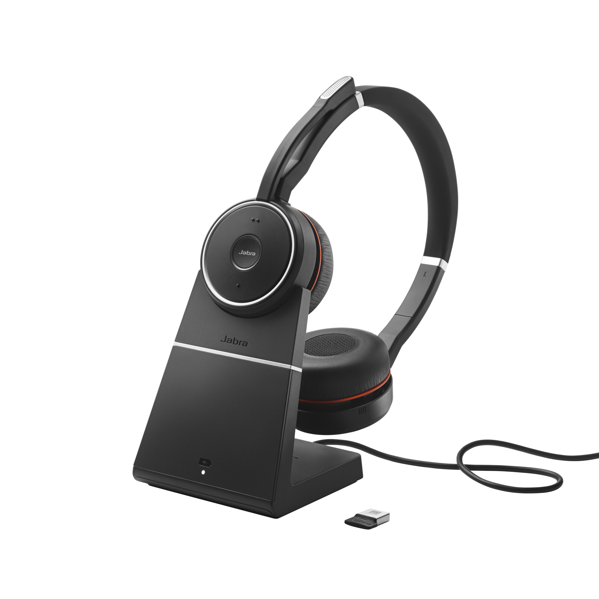 Jabra Evolve 75 UC Duo - StereoHeadset für UC-Plattformen inkl. Link 370 & Ladestation Jabra Evolve 75 UC Duo - StereoHeadset für UC-Plattformen inkl. Link 370 & Ladestation