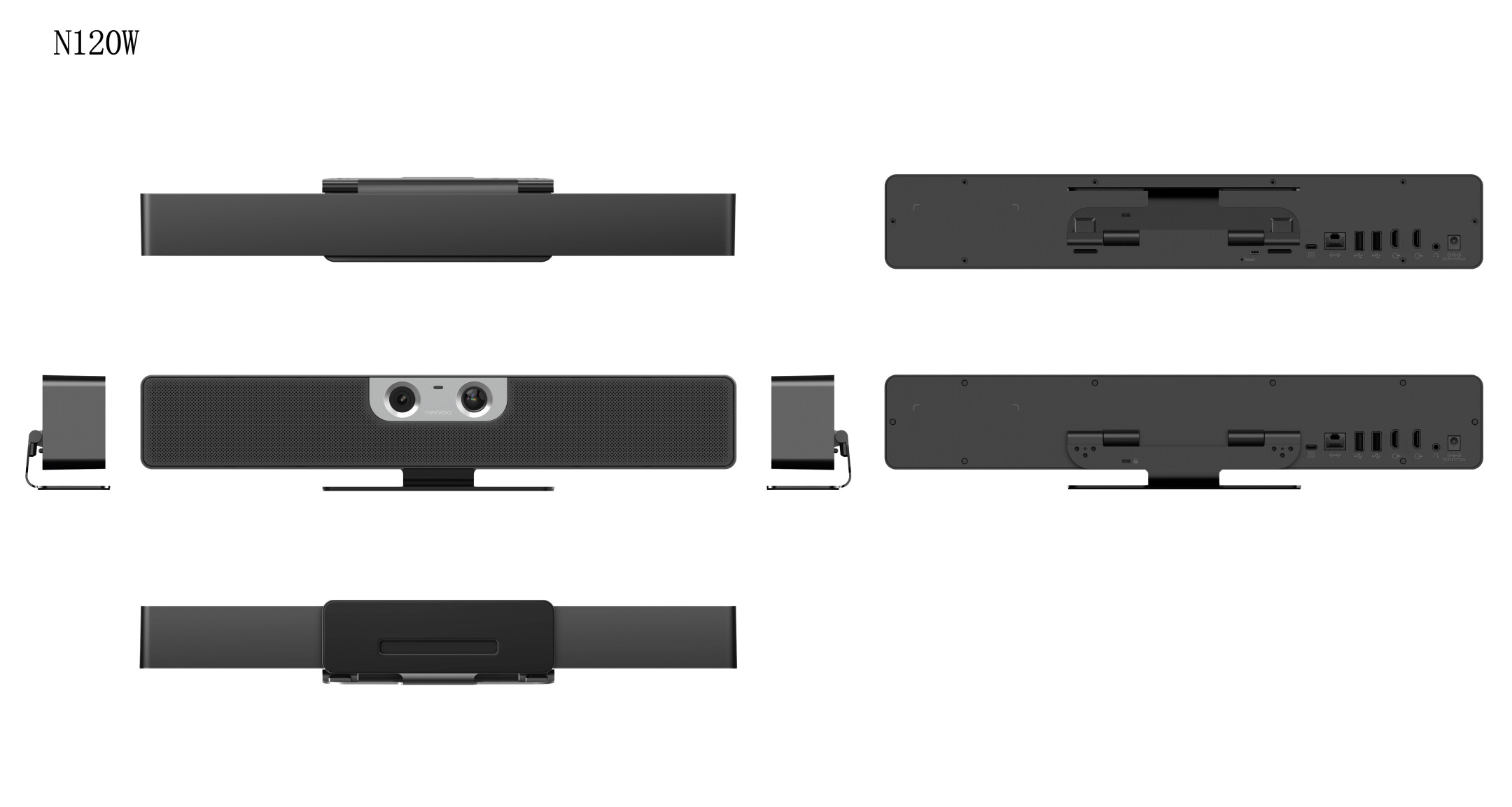 Nexvoo-NexBar-N120W-videoconferentiecamera-4K-120-FOV-30fps-5x-zoom