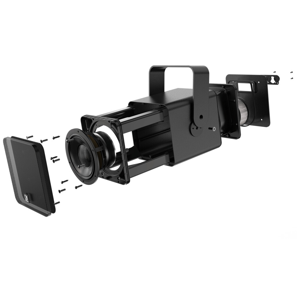 Audac-VIRO5-B-2-Wege-Hochleistungs-Koaxial-Lautsprecher-U-Bugel-IP55-8-Ohm-schwarz