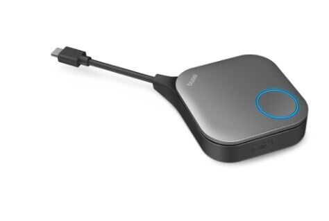 BenQ-InstaShow-WDC20C-Draadloos-presentatiesysteem-USB-C-2-zenders-1-ontvanger-1-craddle-Demo