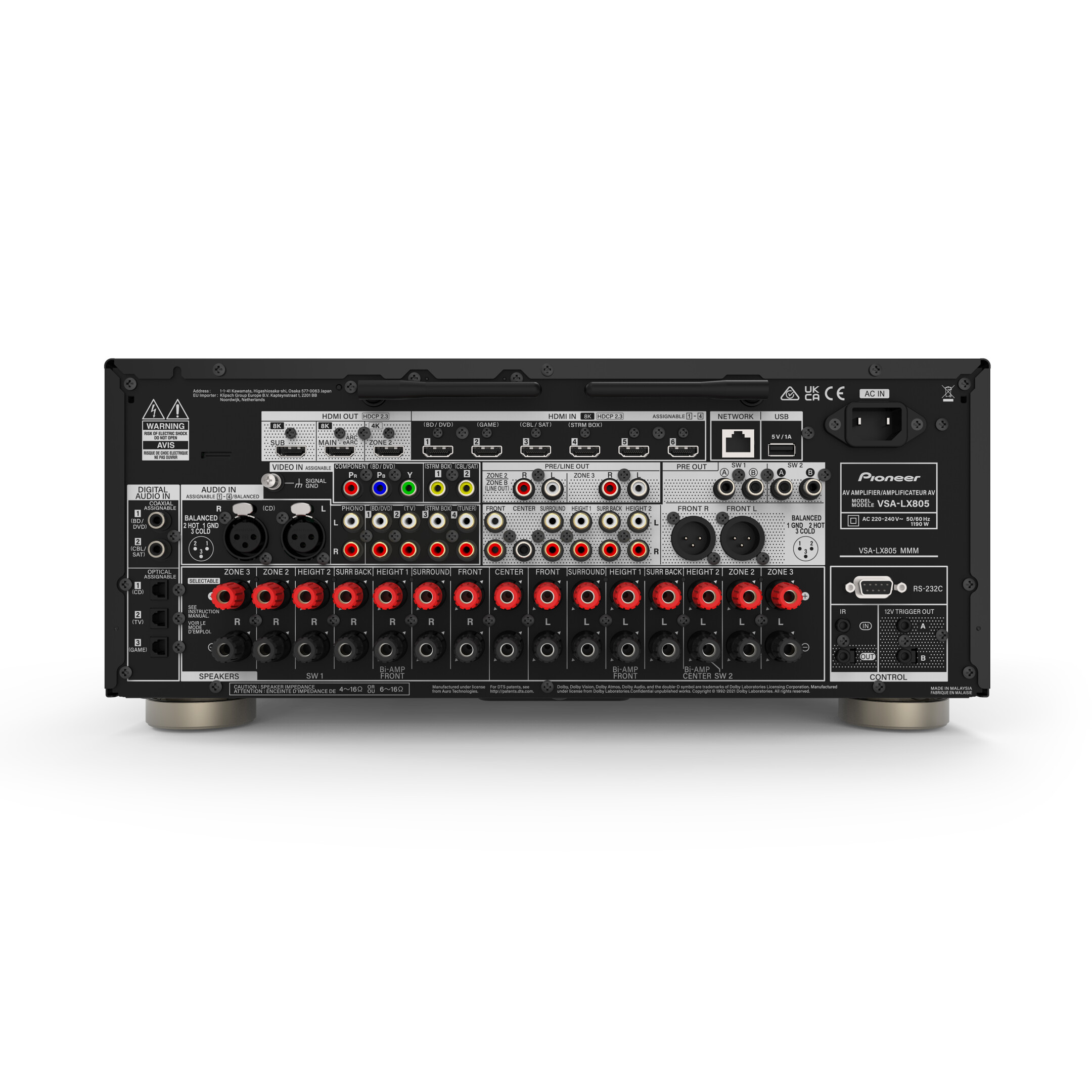 Pioneer-VSA-LX805-11-4-Kanal-AV-Receiver-Schwarz