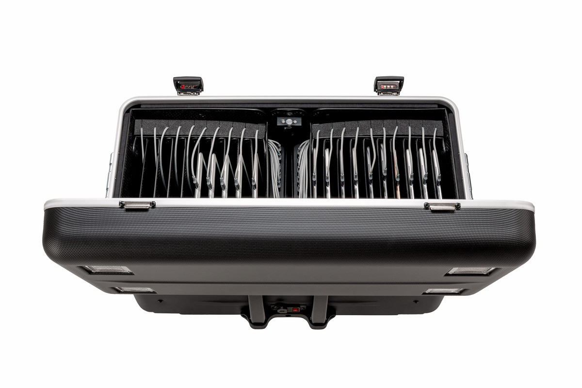 PARAT-PARAPROJECT-Koffer-TC20-TwinCharge-tablet-trolley-incl-USB-C-naar-Lightning-R-kabel-zwart