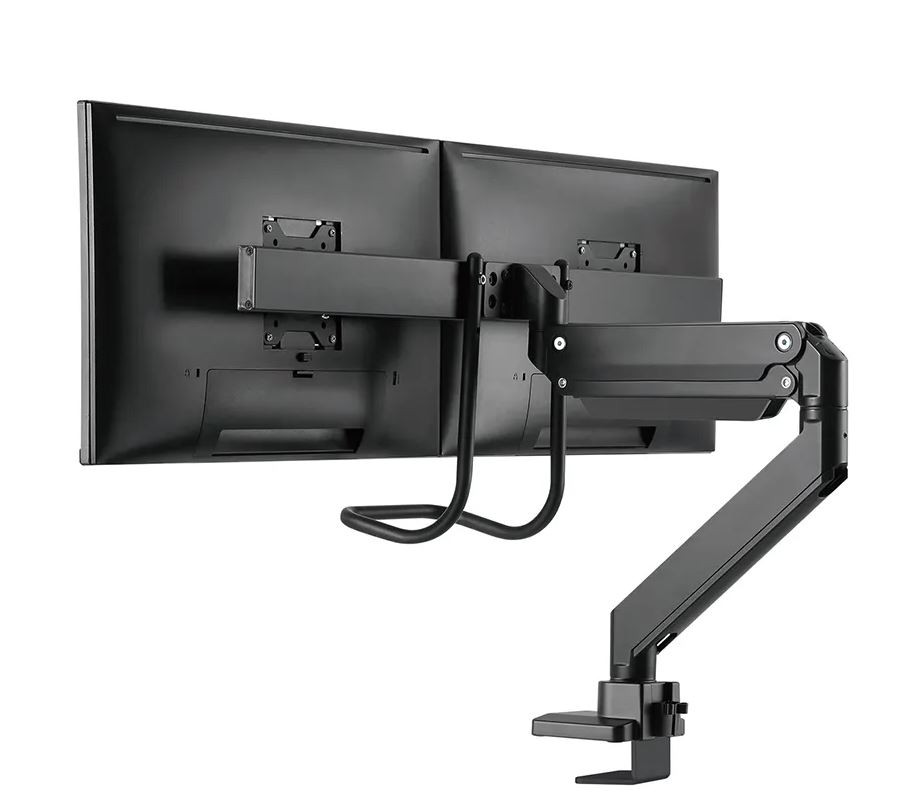 Neomounts-NM-D775DXBLACK-bureausteun-voor-twee-flatscreens-tot-32-8-kg-per-scherm