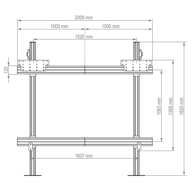 Hagor-LED-SBW-Samsung-IAB-110-LED-SBW-Samsung-IAB-110-vloer-wandbevestigingssysteem-geschikt-voor-Samsung-IAB-110