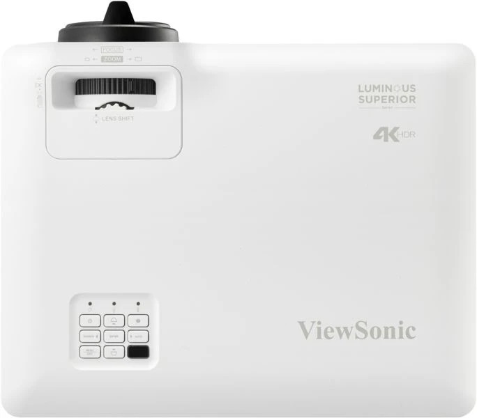 ViewSonic-LS901-4K-Beamer-mit-5500-Lumen-4K-HDR-Unterstutzung-und-360-Projektion-fur-kreative-Installationen-Demoware-Platin