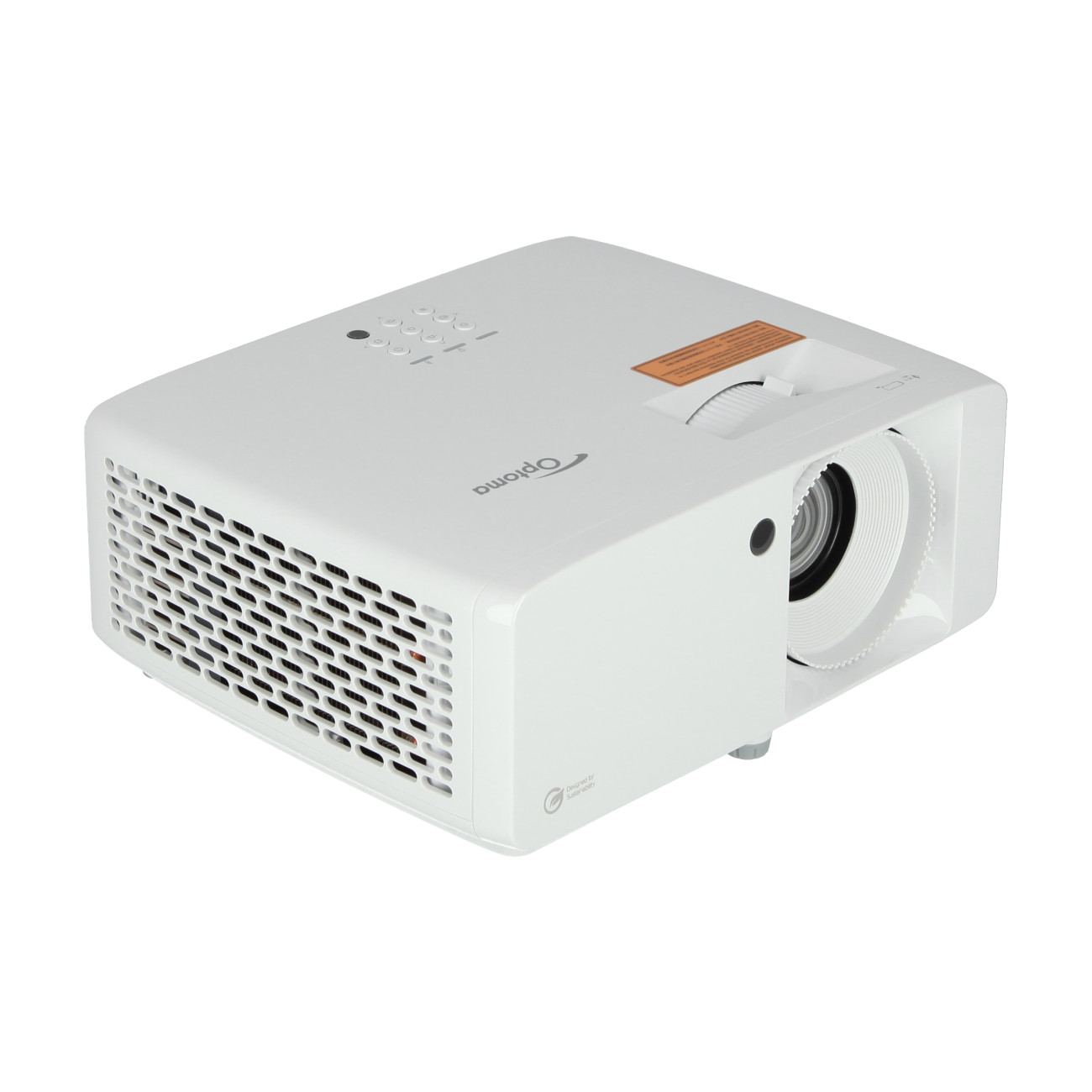 Optoma-ZH520-Full-HD-Beamer-mit-5500-Lumen-und-kompakter-Bauweise-fur-professionelle-Prasentationen-Demoware-Platin