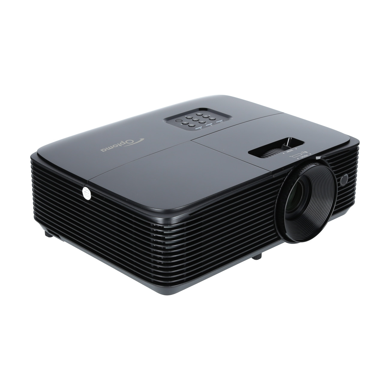 Optoma-W371-Beamer-mit-3700-Lumen-satten-Farben-und-hohem-Kontrast-fur-Business-Schule-und-Prasentationen-Demoware-Platin