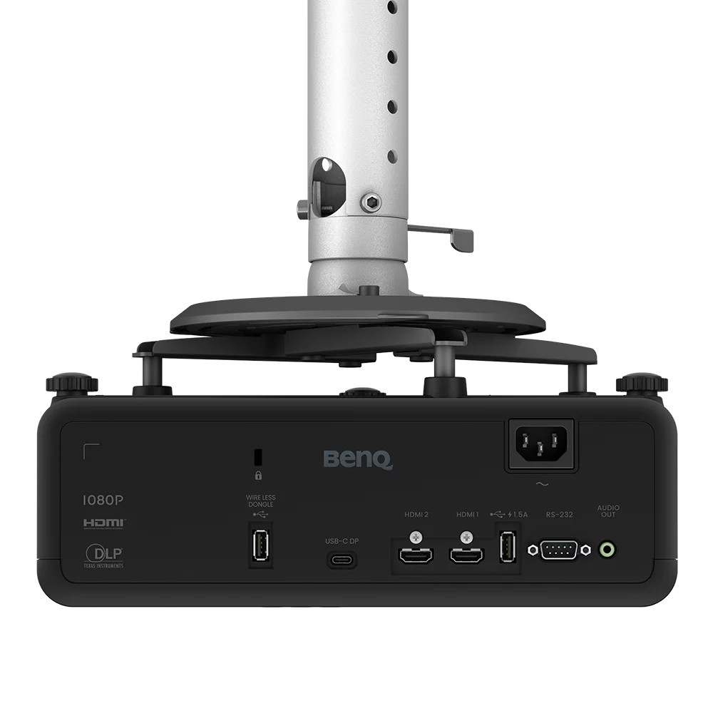 BenQ-LH835ST-Full-HD-4000-ANSI-Lumen-Kurzdistanz-Laserprojektor-mit-Auto-Screen-Fit-Wi-Fi-fahig-mit-einem-optionalen-Dongle-Demoware-Platin