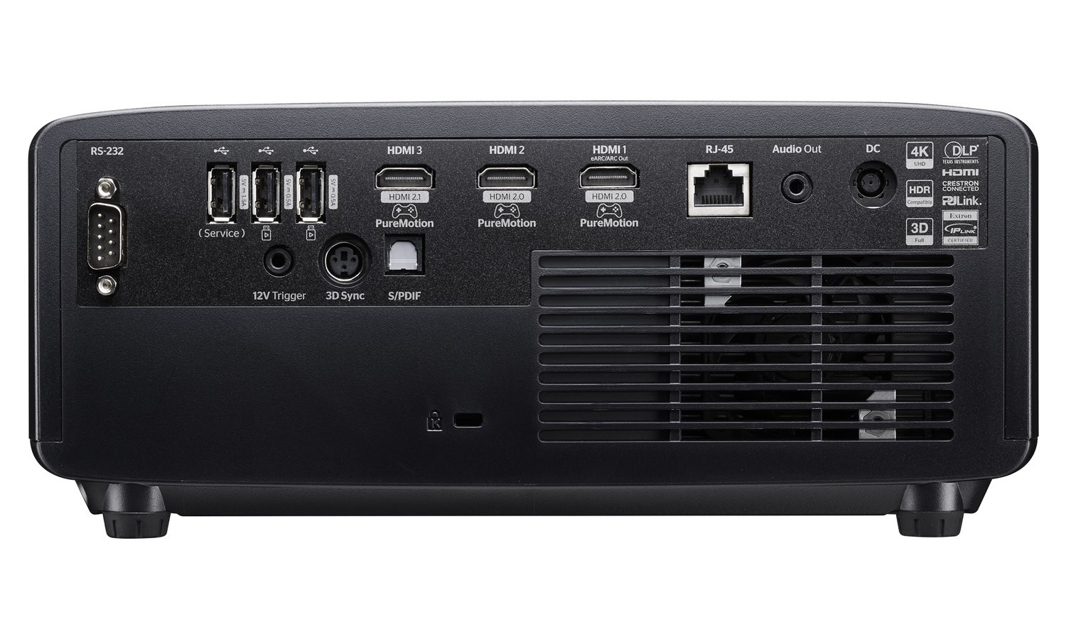 Optoma-UHZ58LV-4K-UHD-Dual-Laser-Heimkino-Projektor-Demoware-Gold