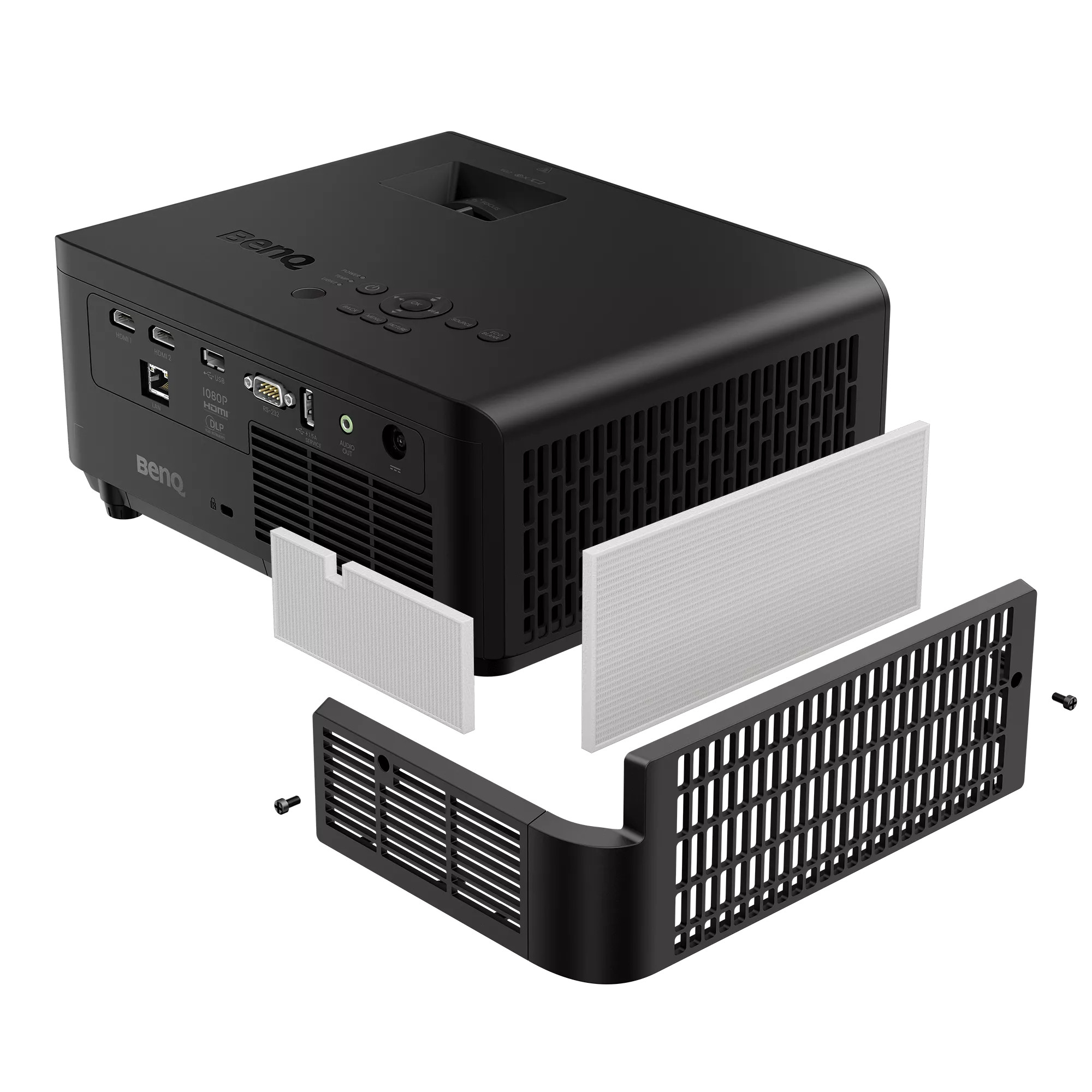 BenQ-LK830ST-4K-Kurzdistanz-Laserprojektor-fur-den-Einsatz-in-Fahrsimulatoren-und-Schulungszentren-Demoware-Platin