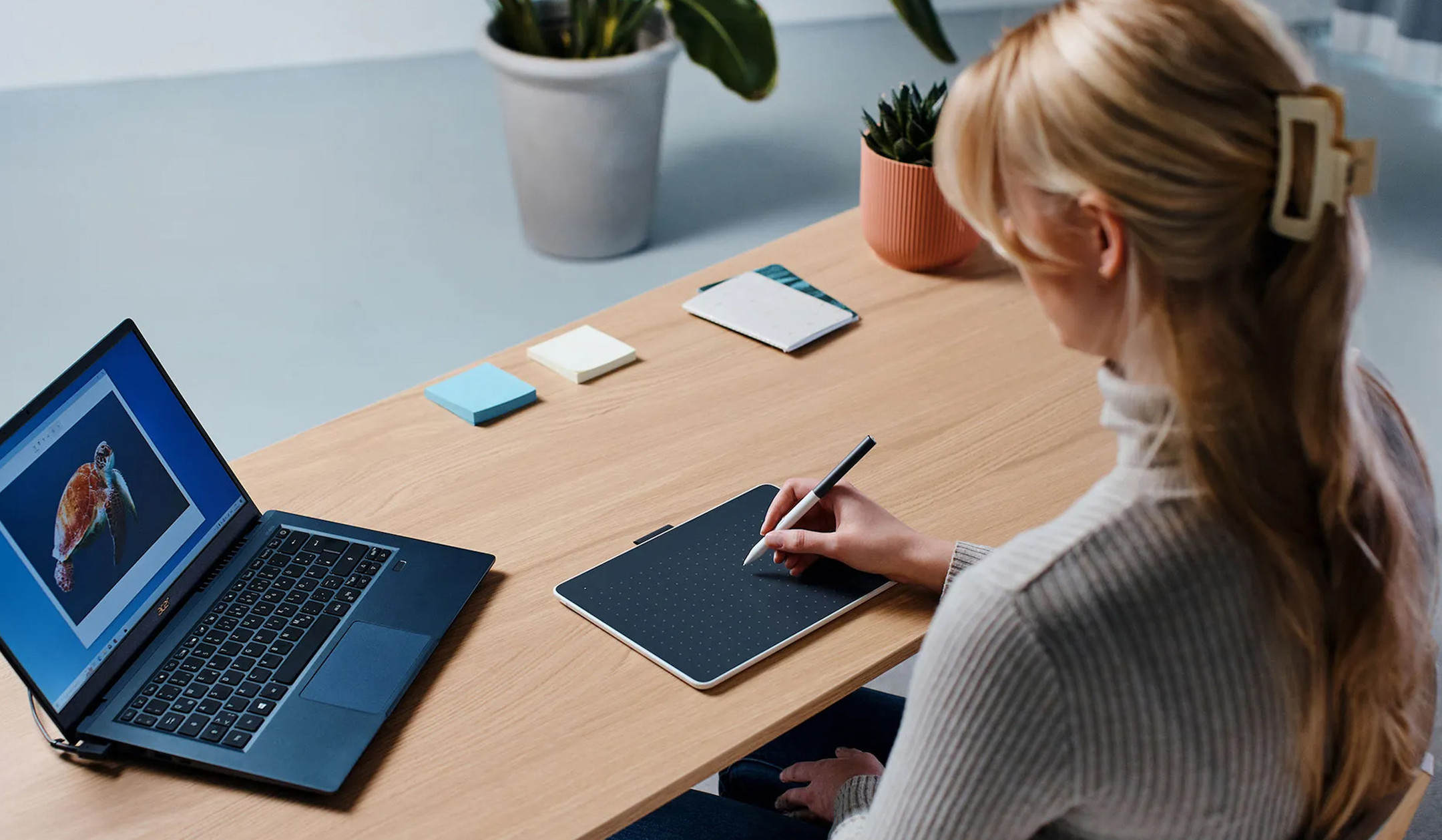 Wacom-One-S-pen-tablet-met-Bluetooth-ondersteuning
