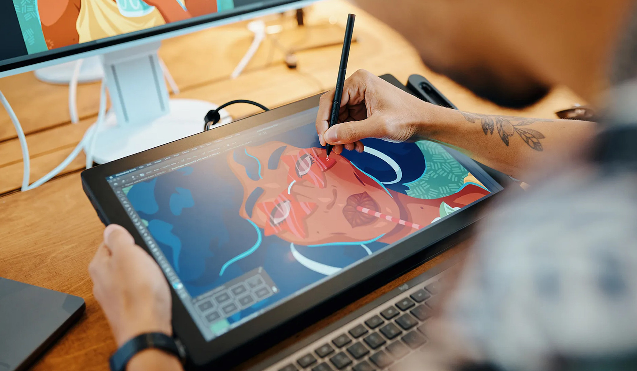 Wacom-Cintiq-Pro-17-grafisch-tablet-met-pen-en-standaard