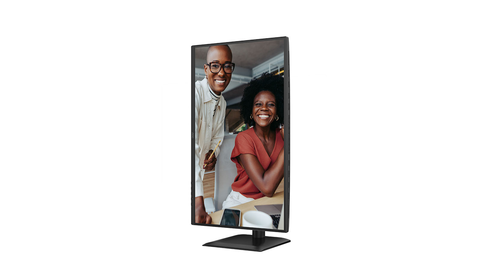 AOC-U27E4CV-27-inch-UHD-monitor-met-een-in-hoogte-verstelbare-voet-en-een-PD-dockingstation-van-90-W