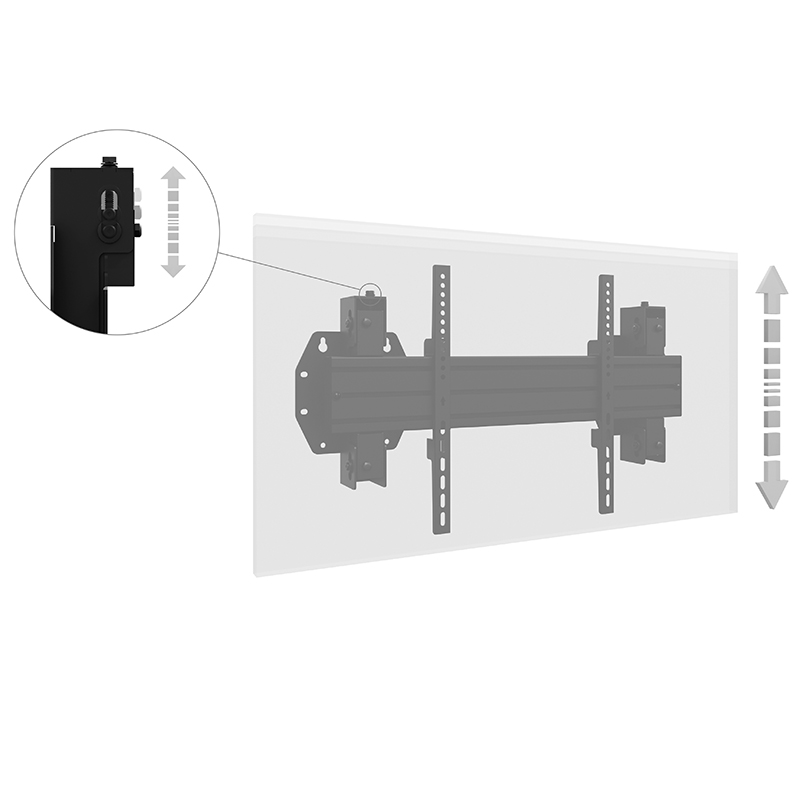 Hagor-WH-Synchron-HD-Portrait-Stevige-wandbevestiging-voor-een-scherm-van-65-98-in-staande-stand