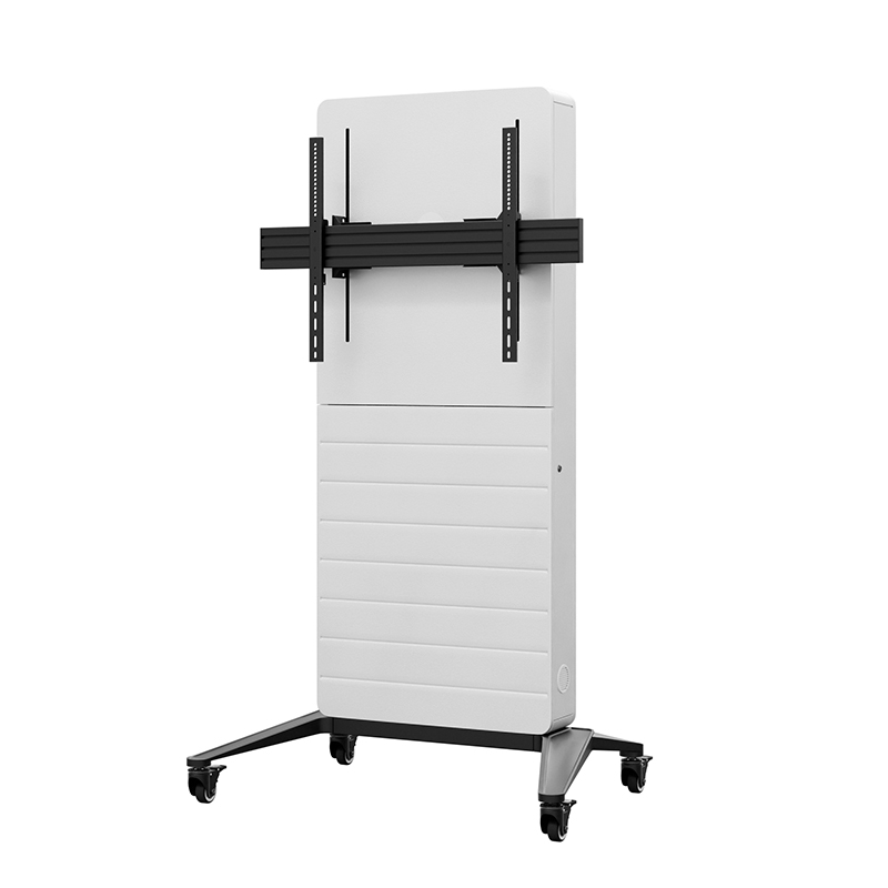 Hagor-CON-Line-R-M-Lift-Mobiele-mediastandaard-met-hefmechanisme-voor-een-scherm-van-55-75-elektrisch-in-hoogte-verstelbaar