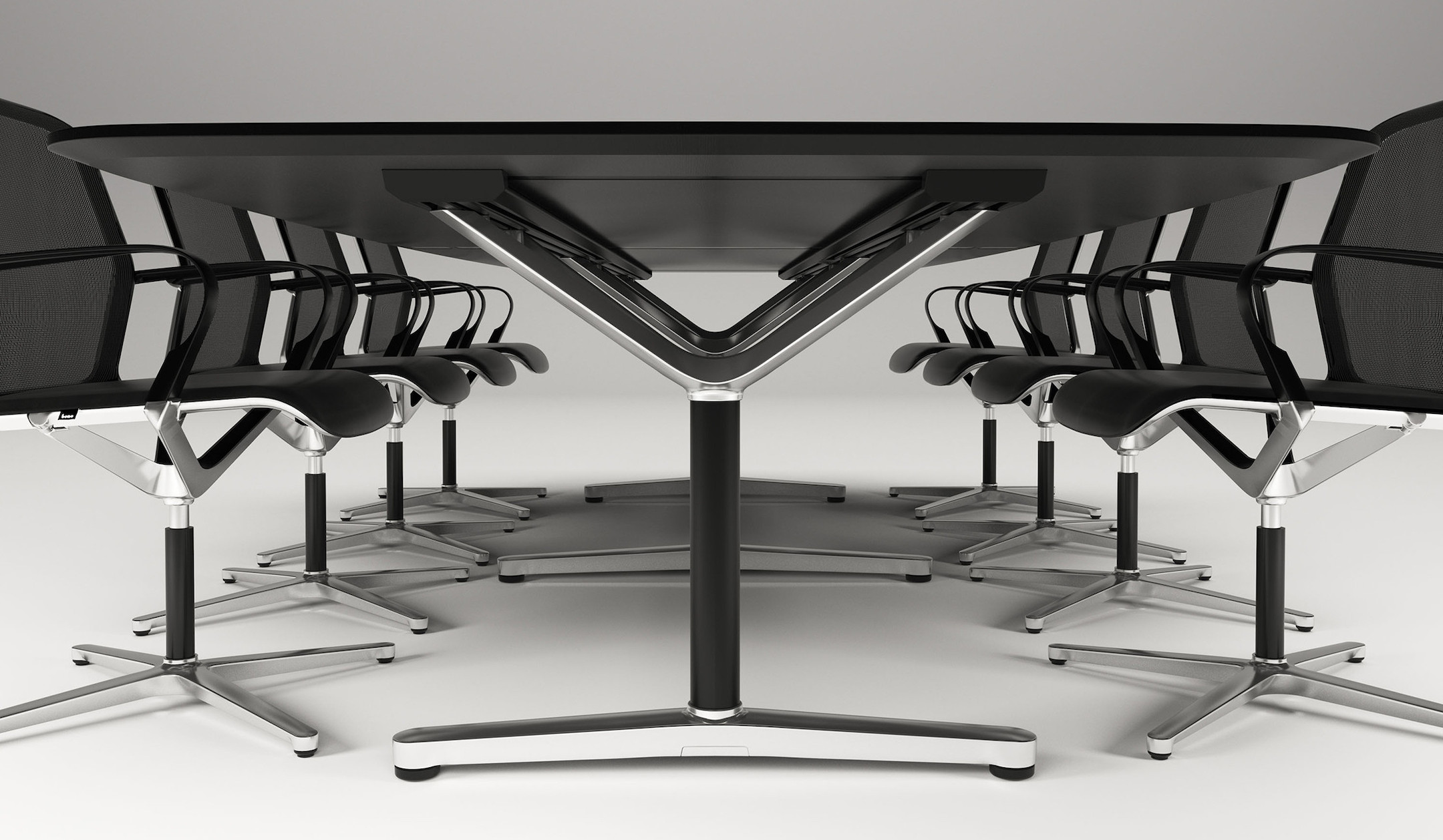 Bene-FILO-Table-ovaler-Besprechungstisch-mit-zweiteiliger-Tischplatte-fur-kollaborative-Workshops