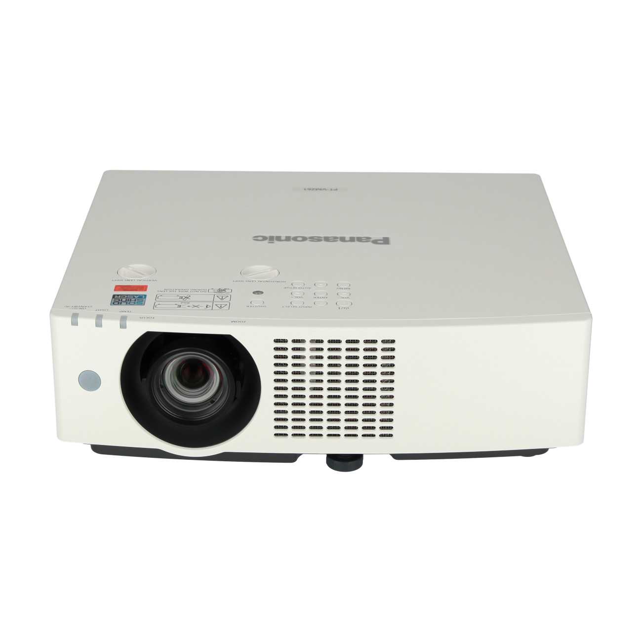 Panasonic PT-VMZ61- WUXGA laser projector with 6200 ANSI lumens and  flexible zoom extender function, white