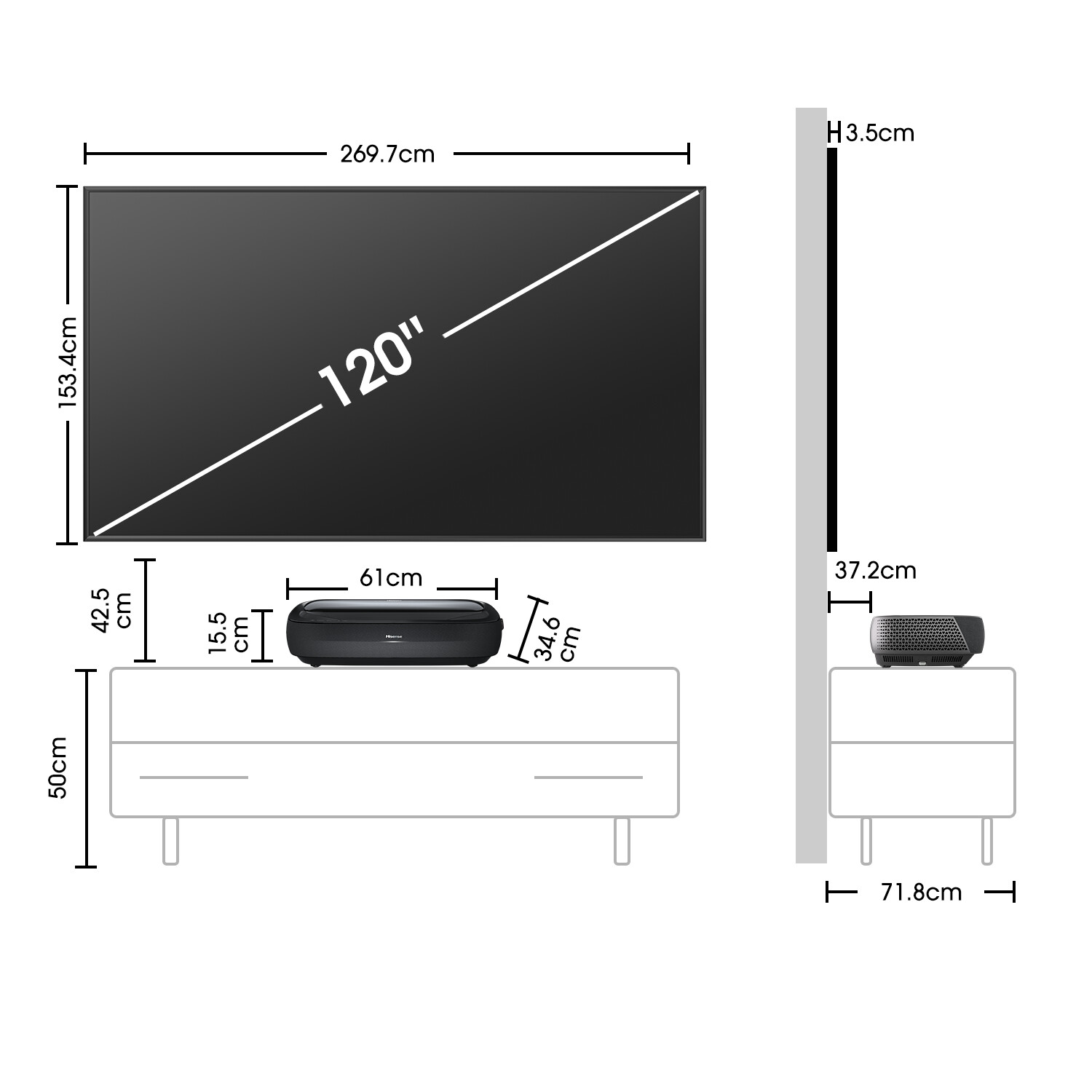 Hisense-120L9HA-Trichroma-Laser-TV-incl-120-Bioscoopscherm