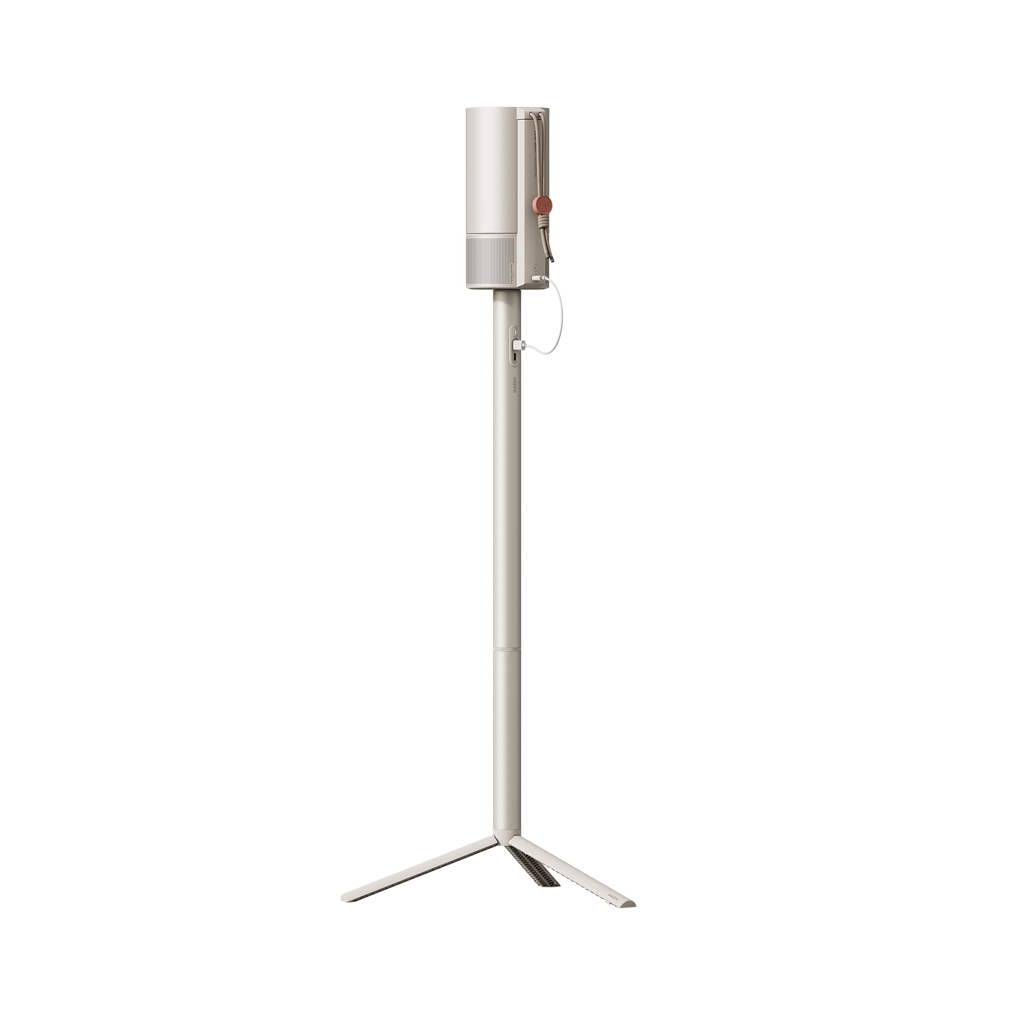 XGIMI-MoGo-3-Pro-Beamer-inkl-PowerBase-Stand-1920-x-1080-Full-HD-Demoware-Platin