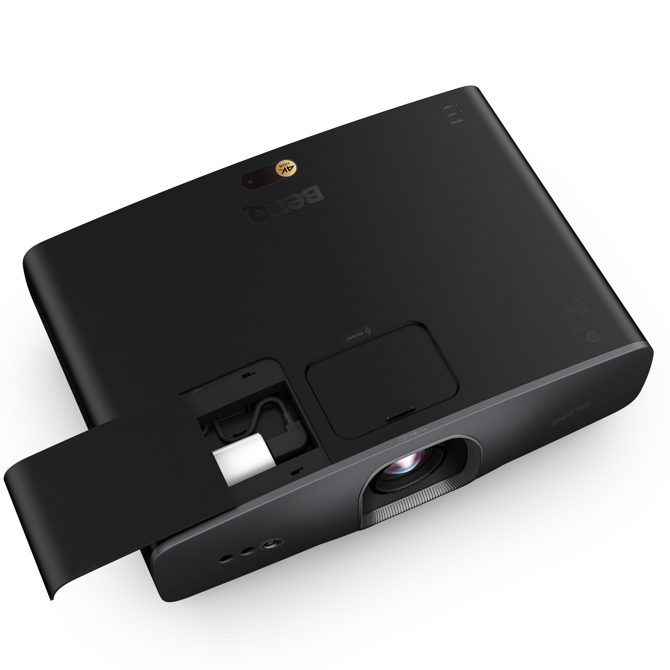 BenQ-W2720i-Beamer-mit-4K-Auflosung-integriertem-Android-TV-Dongle-AI-Kinomodus-Demoware-Gold