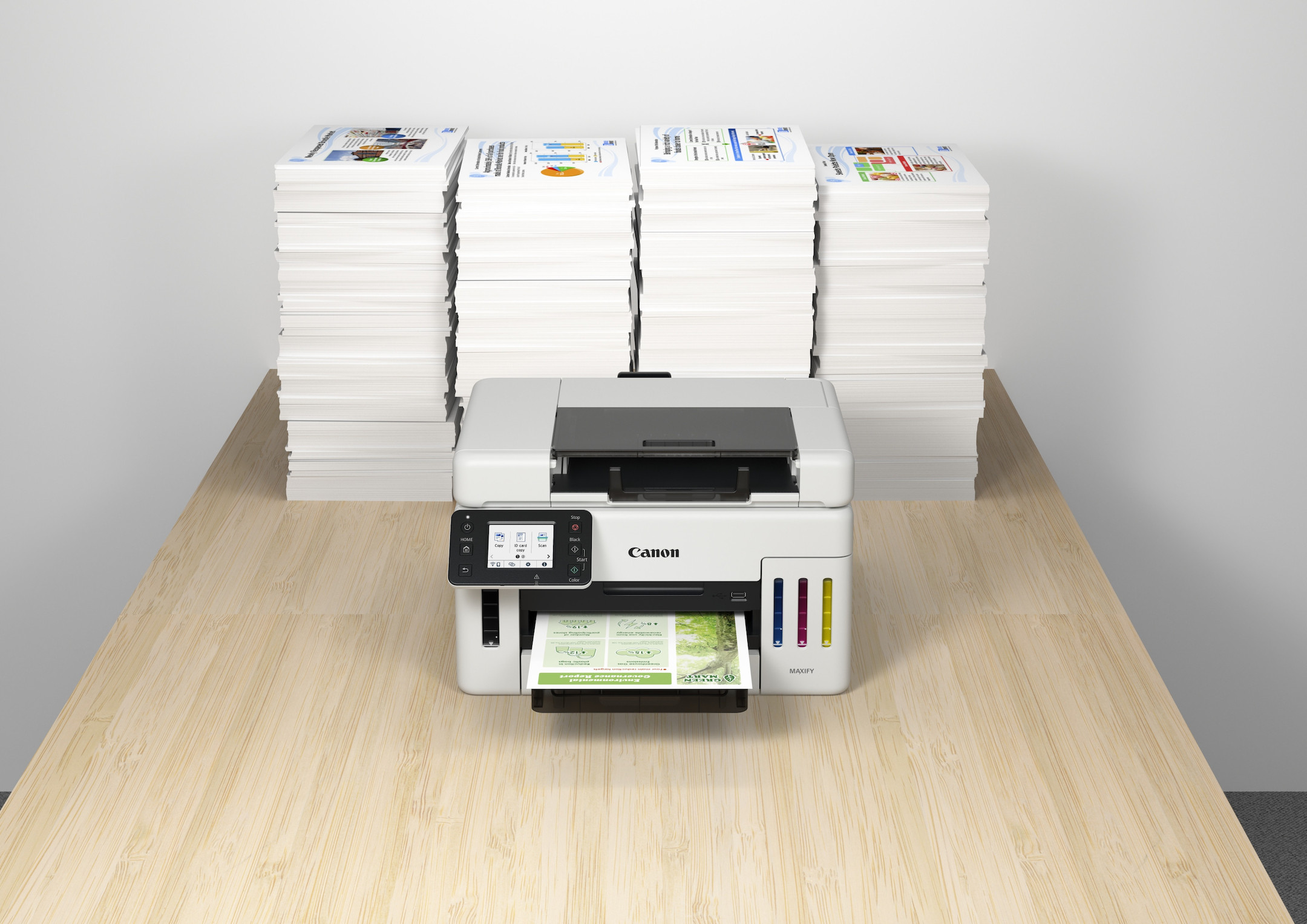 Canon-MAXIFY-GX6550-3-in-1-Multifunktionssystem-mit-von-vorn-zuganglichem-ADF-Demoware