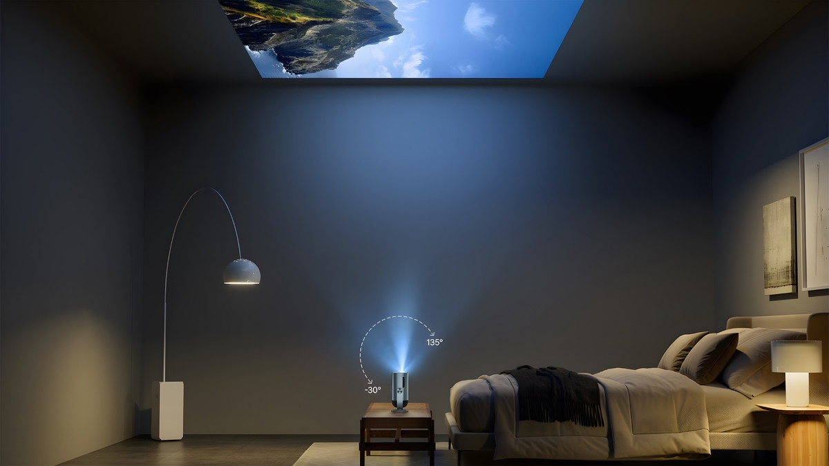 Dangbei-Freedo-Smart-Full-HD-Beamer-mit-tragbarem-Design-und-KI-Bildanpassung-fur-mobiles-Entertainment-Demoware-Platin