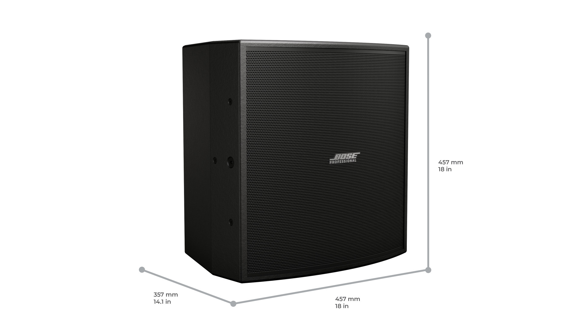 Bose-Professional-Forum-FC112-Koaxialer-Fullrange-Lautsprecher-mit-Punktschallquellencharakteristik