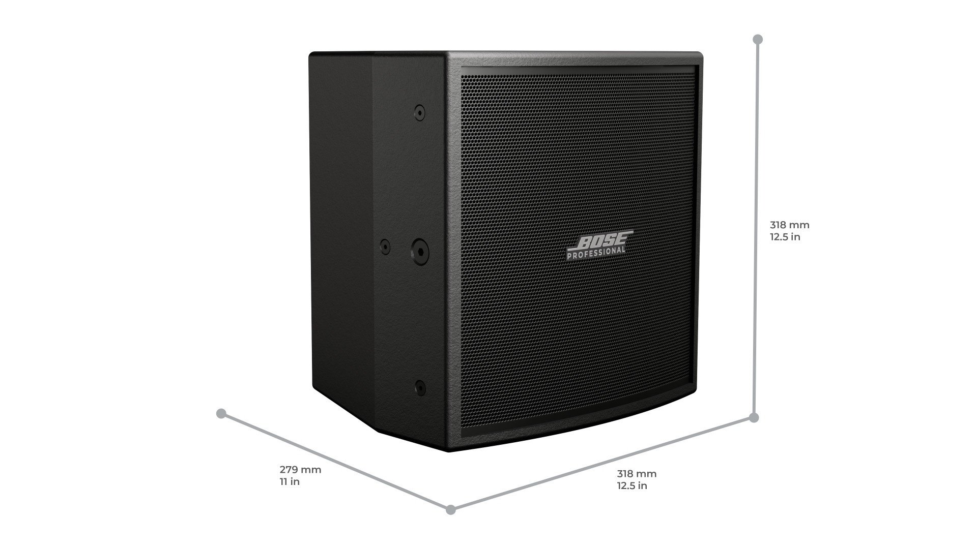 Bose-Professional-Forum-FC108-Koaxialer-Fullrange-Lautsprecher-mit-Punktschallquellencharakteristik