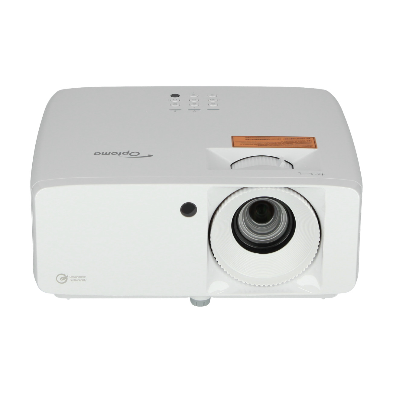 Optoma-ZH520-Full-HD-Beamer-mit-5500-Lumen-und-kompakter-Bauweise-fur-professionelle-Prasentationen-Demoware-Platin