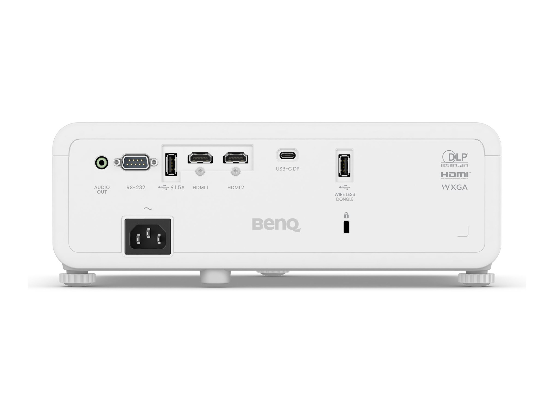 BenQ-LW650-Business-Beamer-mit-4000-Lumen-energiesparender-Laser-Technologie-und-kabelloser-Projektion-Demoware-Platin
