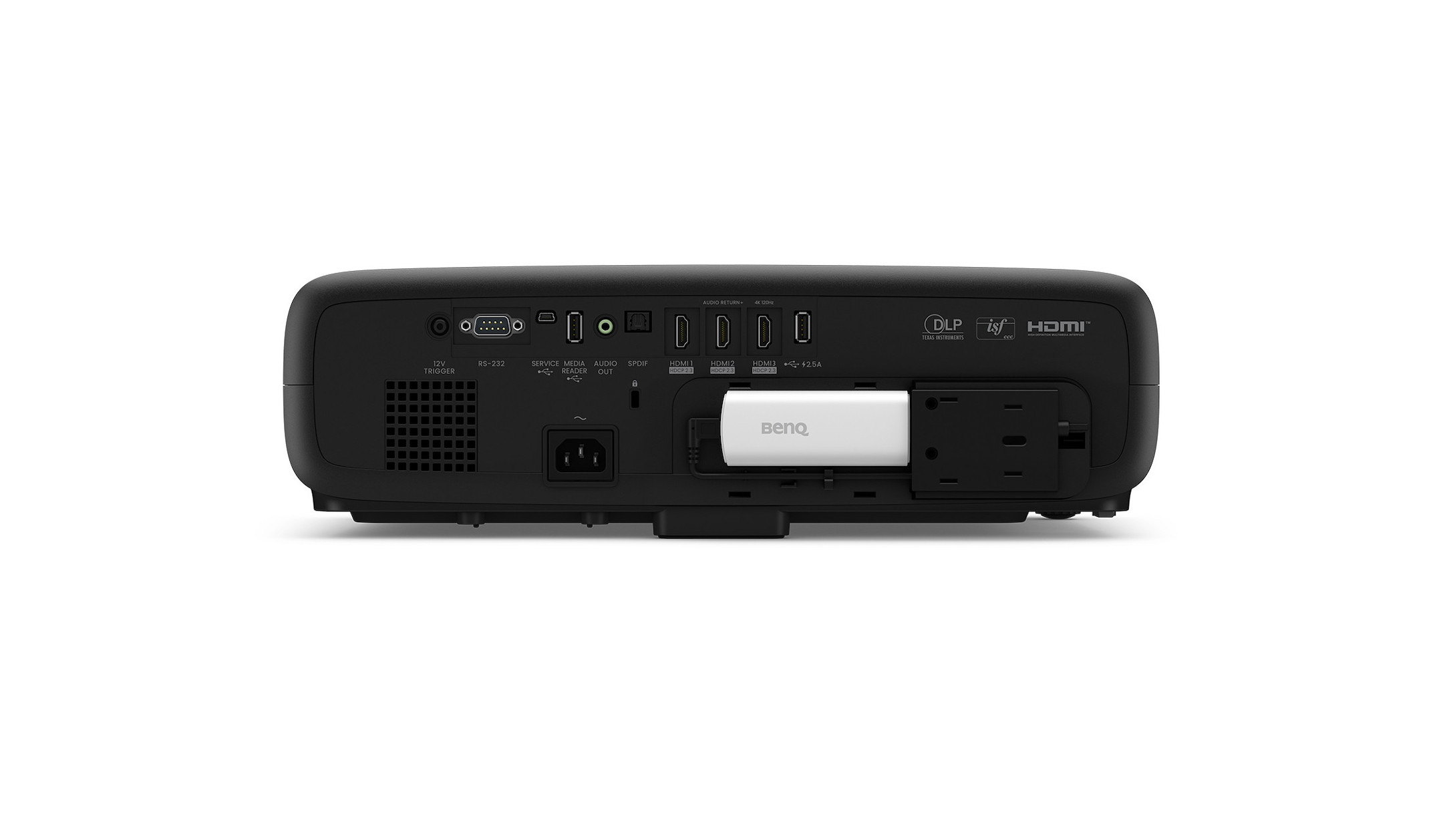 benq-w4100i-4k-heimkino-beamer-mit-3200-lumen-und-android-tv-dongle-fuer-kabelloses-entertainment-demoware-gold