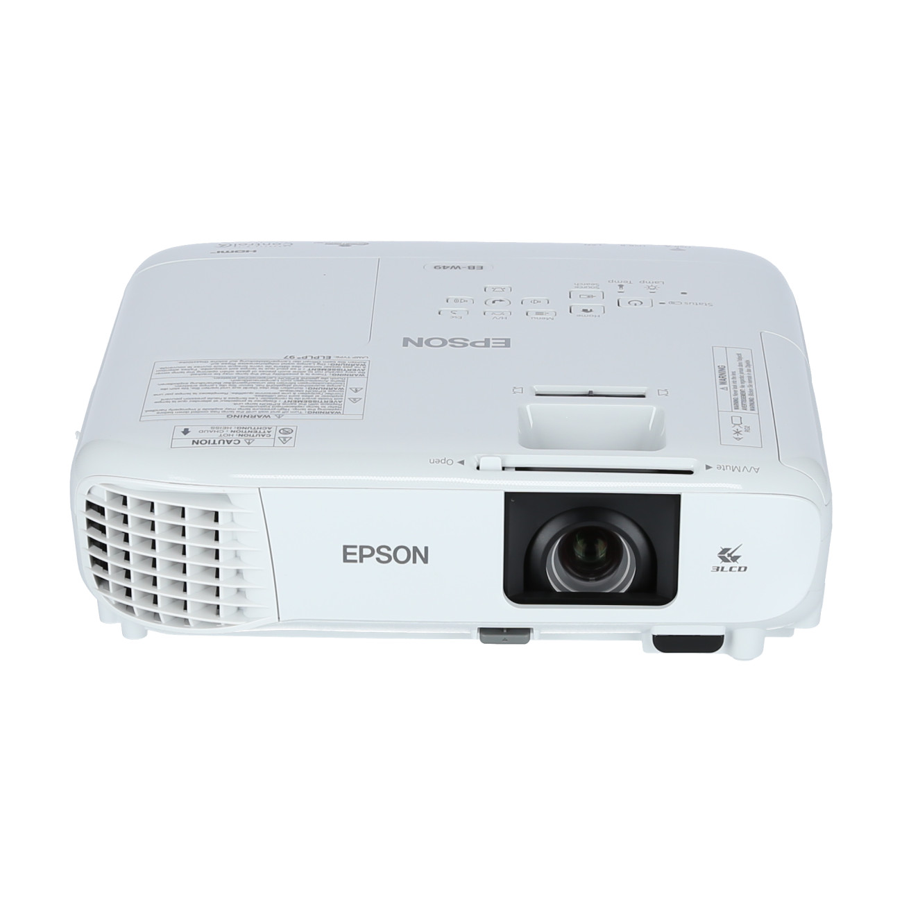 Epson-EB-W49-Beamer-mit-hoher-Farbhelligkeit-Keystone-Korrektur-und-HD-Ready-fur-Business-Anwendungen-Demoware-Platin