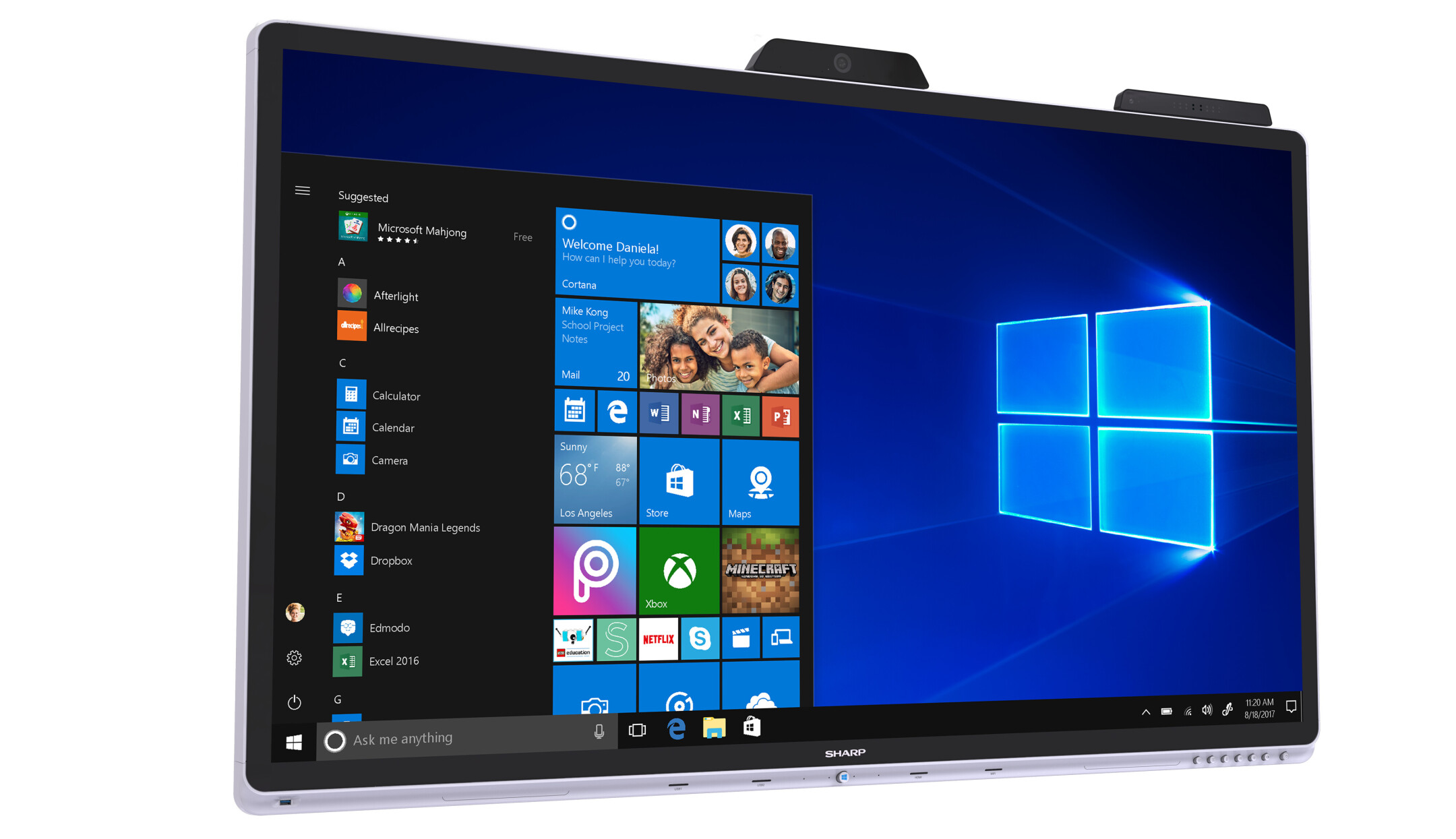 Sharp-PN-CD701-Windows-Colaboration-Display