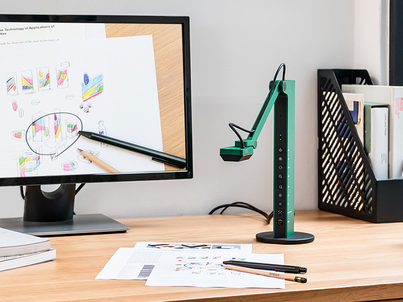 IPEVO-VZ-R-Dokumentenkamera-HDMI-USB-Demoware