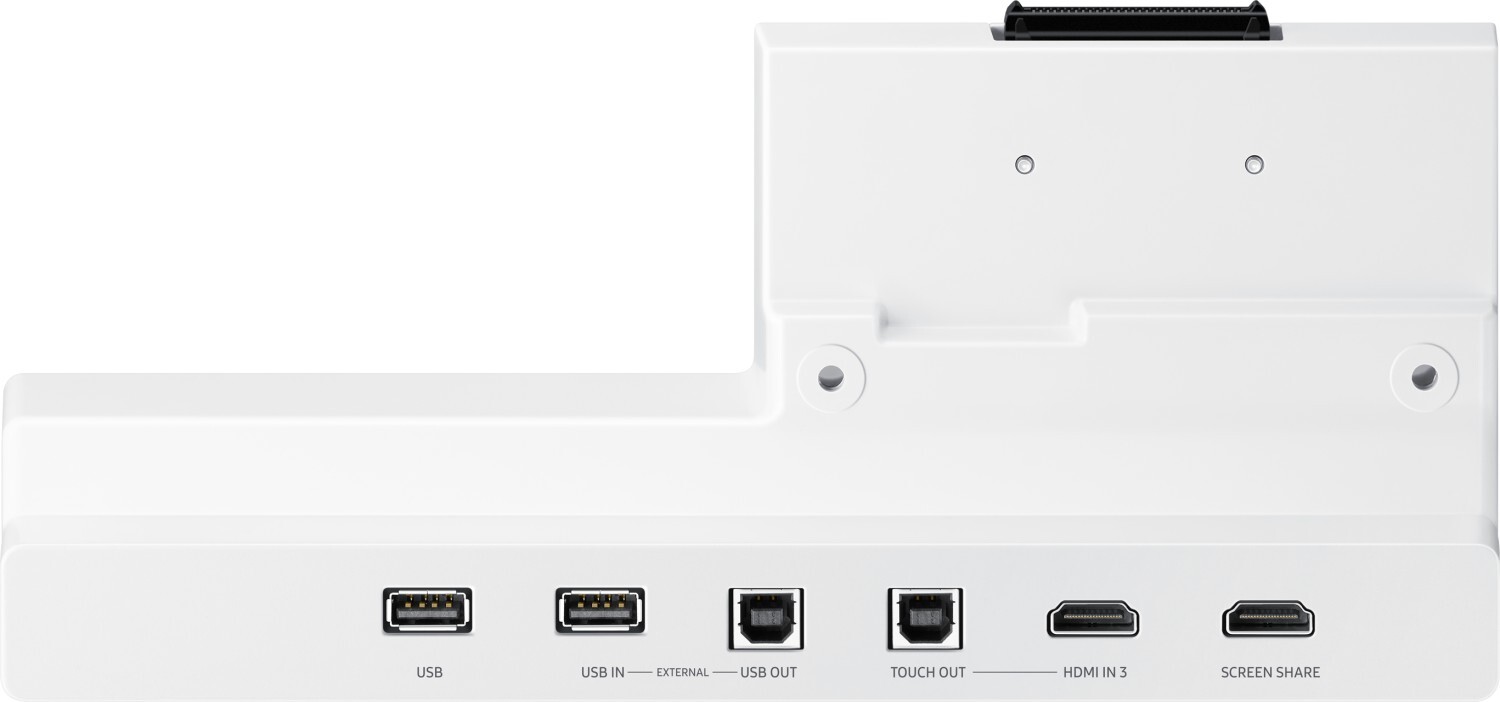 Samsung-Flip-2-WM65R-Digitale-Flipchart-Peerless-SR560-FLIP2-Rolwagen-CY-TF65BRCXEN-Tray-connectivity-tray