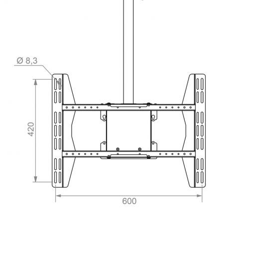 Hagor-PLD-Large-plafondbeugel-49-65-124-165-cm-schermdiagonaal-VESA-max-600x600