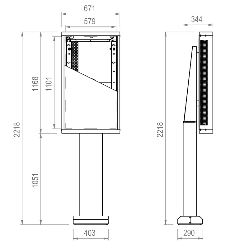 Hagor-Schermbehuizing-voor-buiten-voor-LG-49XE4F