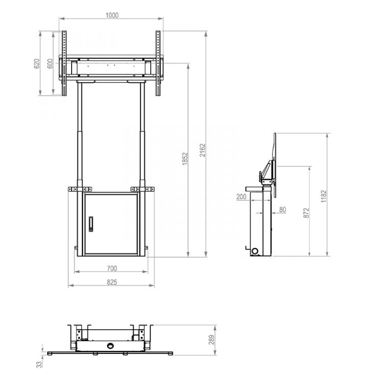 Hagor-HP-Twin-Lift-FW-B-gemotoriseerd-in-hoogte-verstelbaar-liftsysteem-voor-vloer-muurbevestiging-55-86-max-VESA-900x600-max-belasting-120-kg-zwart