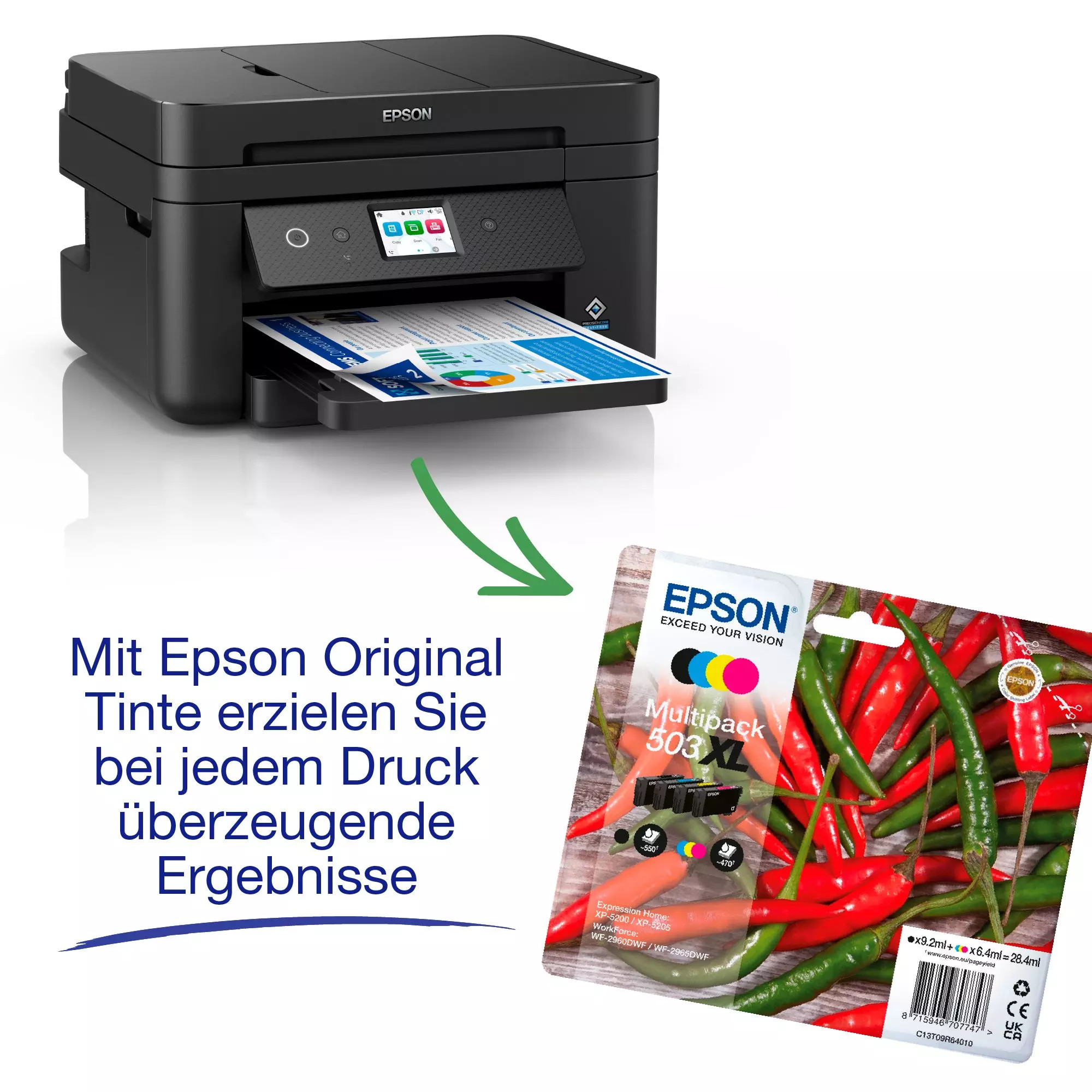 Epson-WorkForce-WF-2960DWF-A4-kabelloser-Multifunktionstintenstrahldrucker