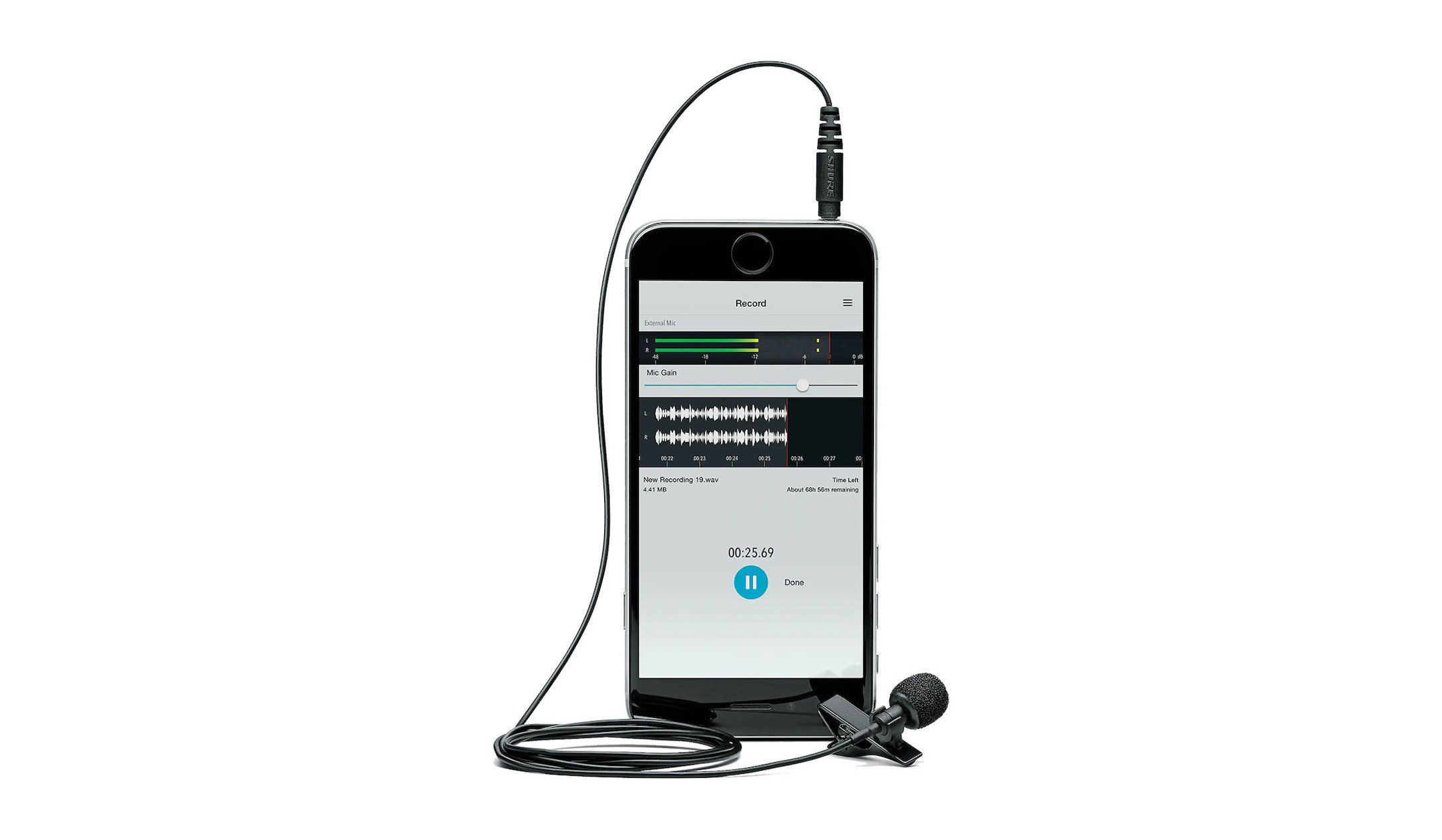Shure-MVL-MOTIVTM-Kondensator-Lavaliermikrofon-fur-Smartphones-und-Tablet-PCs