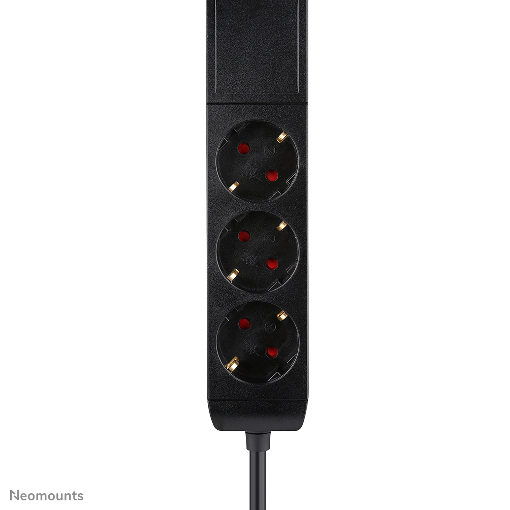 Neomounts-DS22-840BL6-Stekkerdoos-voor-op-het-bureau-met-klem-en-USB-C-en-USB-A-poorten-zwart
